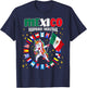 Hispanic Heritage Month Mexico flag kids boys girls toddler T-Shirt - T-Shirt | Navy