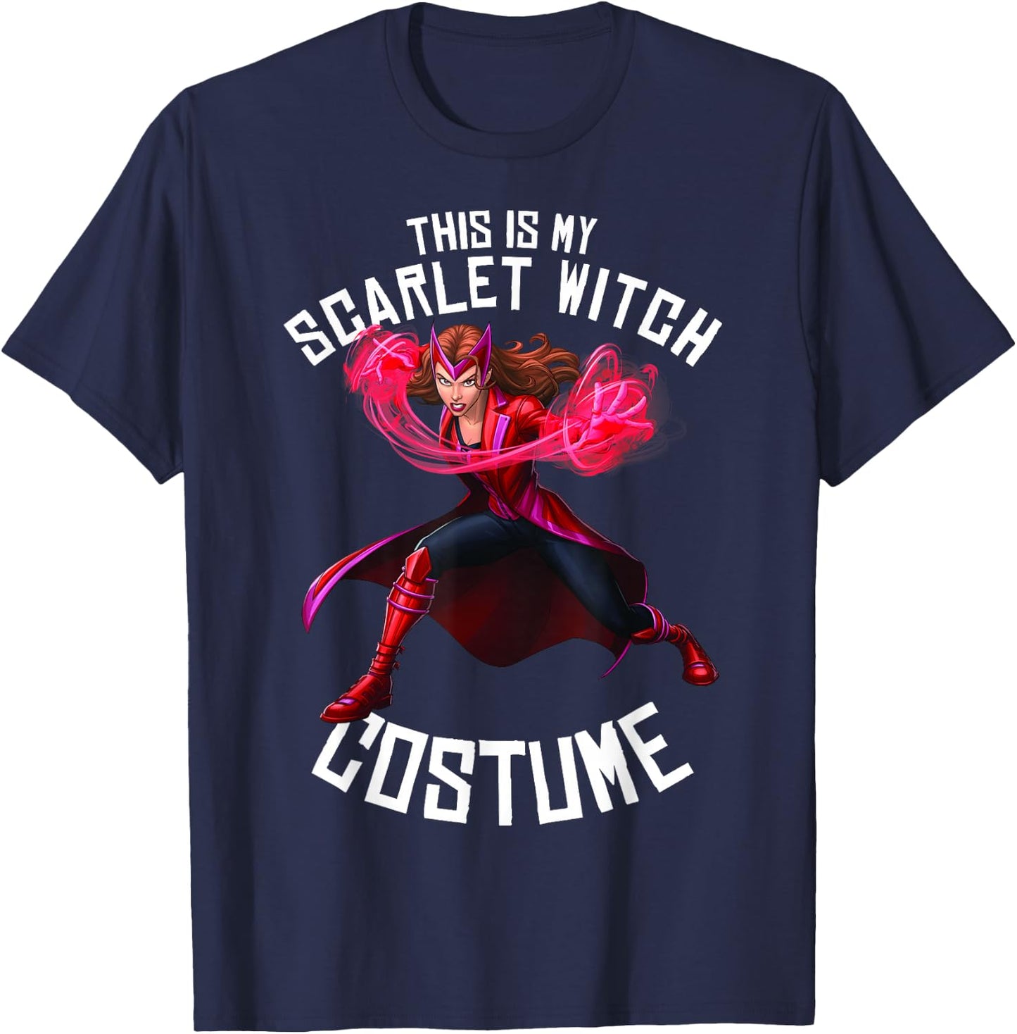 Marvel Halloween This is My Scarlet Witch Costume T-Shirt - T-Shirt | Navy