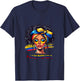 Retro Messy Bun Colombiana Colombian Girl Mujer Women T-Shirt - T-Shirt | Navy