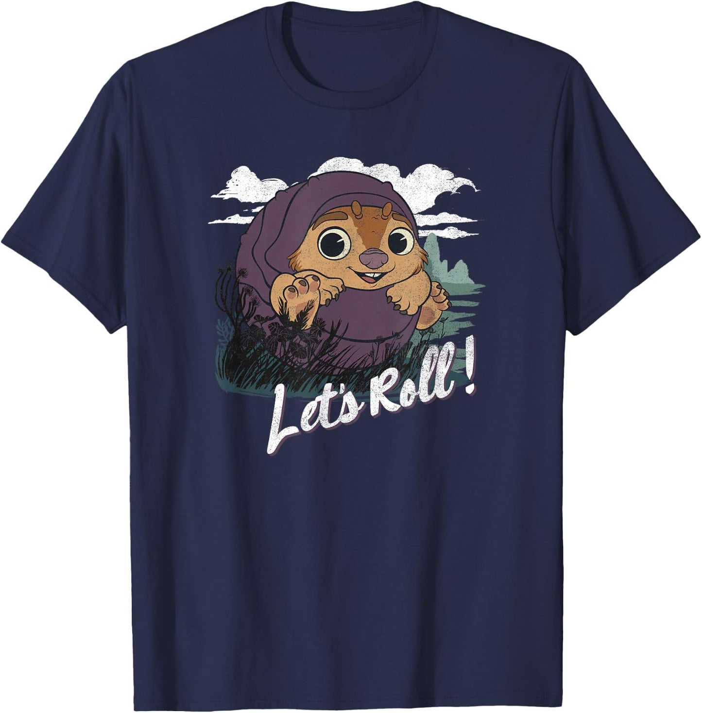 Disney Raya And The Last Dragon Tuk Tuk Let's Roll! T-Shirt - T-Shirt | Navy