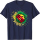 Basketball Flag Cameroon T-Shirt - T-Shirt | Navy