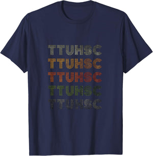 Love Heart Ttuhsc Grunge Vintage Style Black Ttuhsc T-Shirt - T-Shirt | Navy