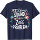 Zoee Personalized Cute Girls Zoee Name T-Shirt - T-Shirt | Navy
