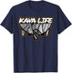 Polynesian Island Root Kava Life shirt T-Shirt - T-Shirt | Navy