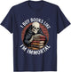Reading Book Lover Skeleton I Buy Books Like I'm Immortal T-Shirt - T-Shirt | Navy