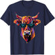 Lunettes de soleil pour éleveur de vache, papa, maman, bovins limousins T-Shirt - T-Shirt | Navy