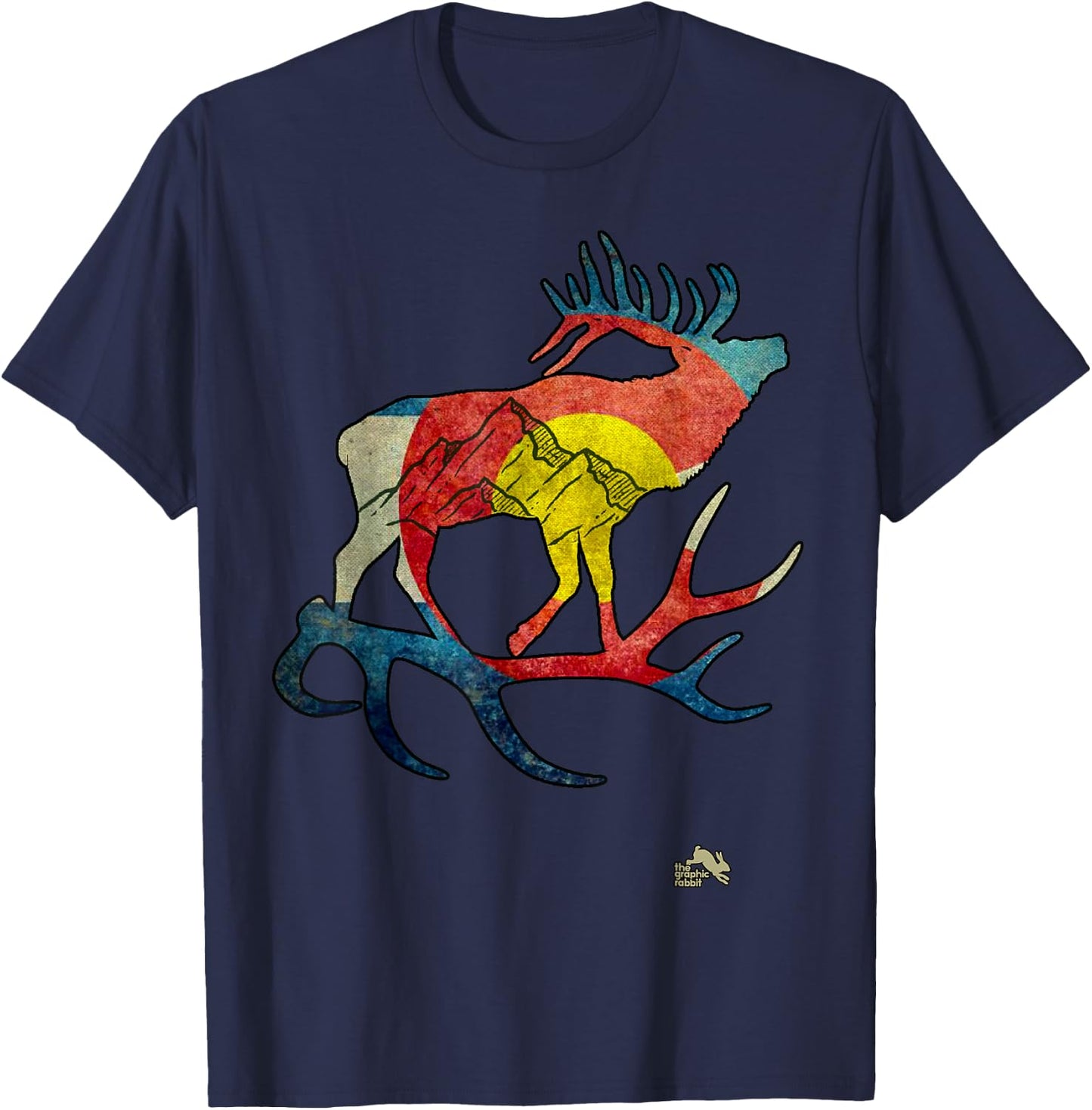 Colorado Elk T-Shirt - T-Shirt | Navy
