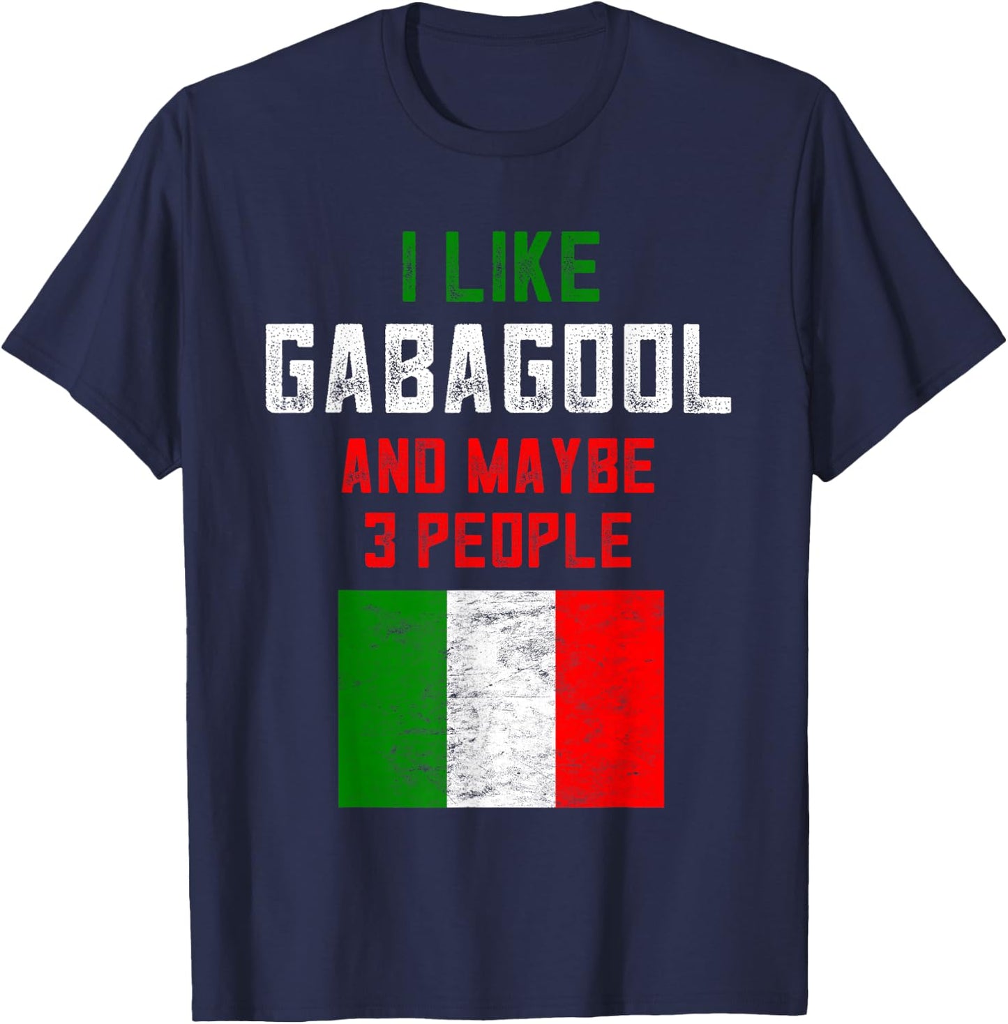 Gabagool Shirt Men New Jersey Meat Lover Italian Capicola T-Shirt - T-Shirt | Navy