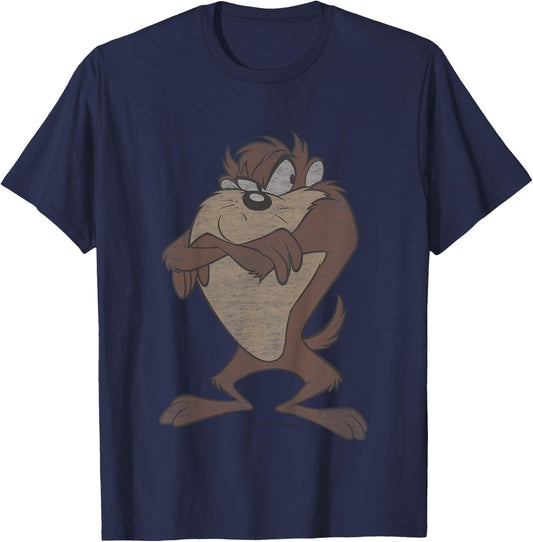 Kids Looney Tunes Tasmanian Devil Simple Portrait T-Shirt - T-Shirt | Navy