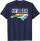 Caswell Beach State of North Carolina Outdoors Graphic T-Shirt - T-Shirt | Navy
