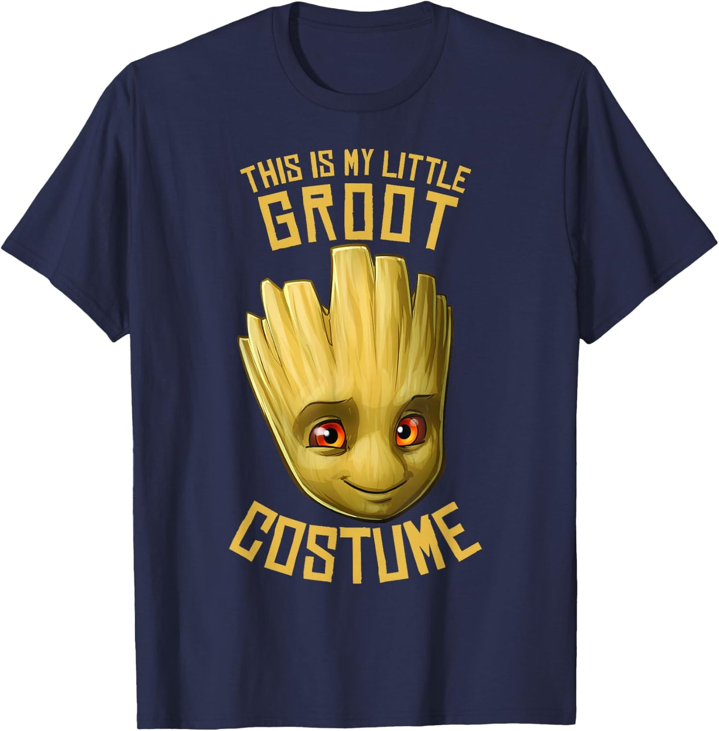 Marvel GOTG This is My Little Groot Costume Halloween T-Shirt - T-Shirt | Navy