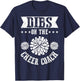 Funny Football Shirt - Dibs On The Cheer Coach Pom Poms T-Shirt - T-Shirt | Navy