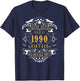 36th Birthday Women 36 Years old Men Born 1990 36 Birthday T-Shirt - T-Shirt | Navy