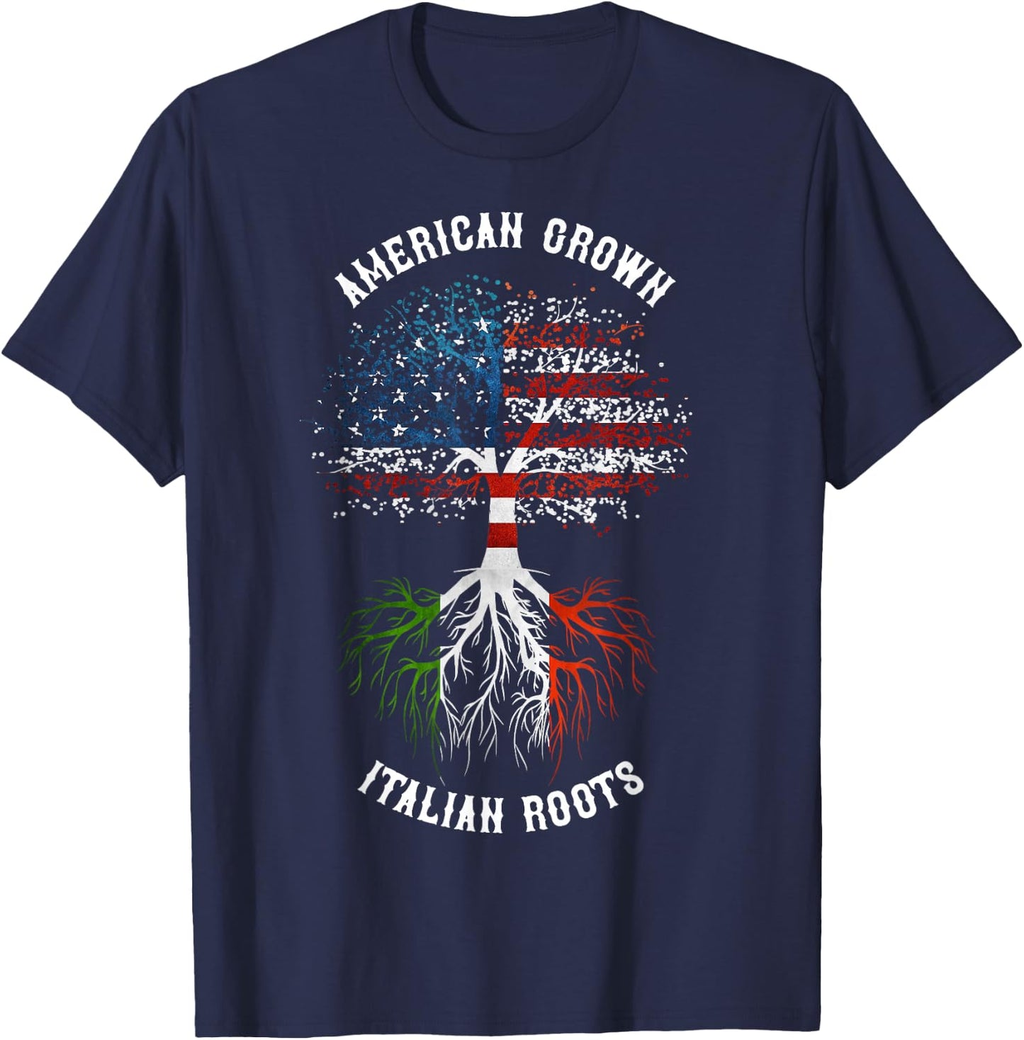 Italian American Roots T-Shirt - T-Shirt | Navy