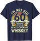 60 Years Old Bourbon Whiskey 60th Birthday Whiskey Men T-Shirt - T-Shirt | Navy