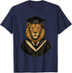 Cute Lion Graduation T-Shirt - T-Shirt | Navy