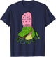 I Love Crocs Funny Alligator - Crocodile Wearing Cute Fangs , Black, S T-Shirt - T-Shirt | Navy