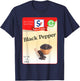 Black Pepper Condiment Holiday Spice Group Costumes T-Shirt - T-Shirt | Navy