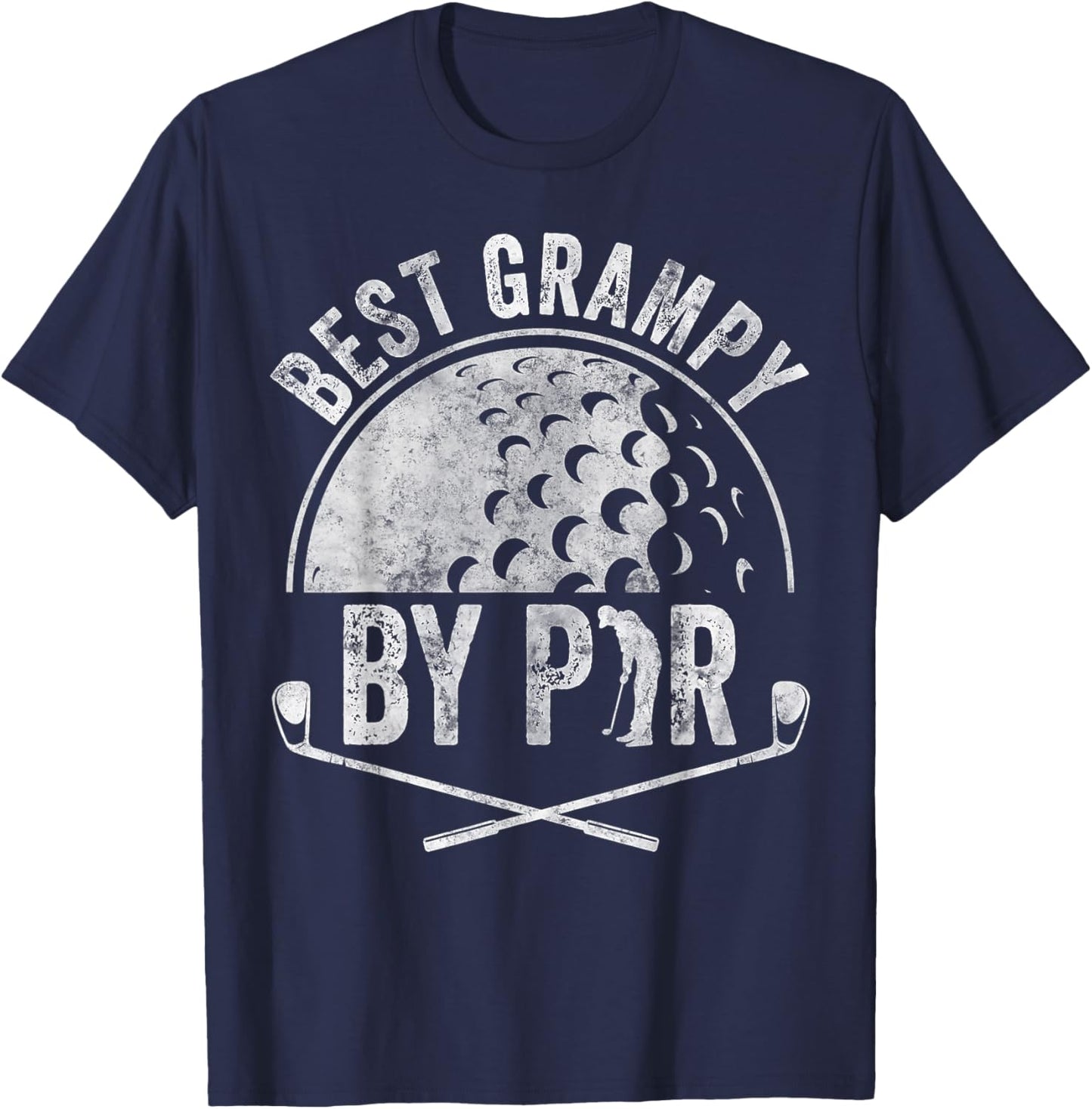 Best Grampy By Par Shirt Golf Lover Sports Golf Golfer T-Shirt - T-Shirt | Navy