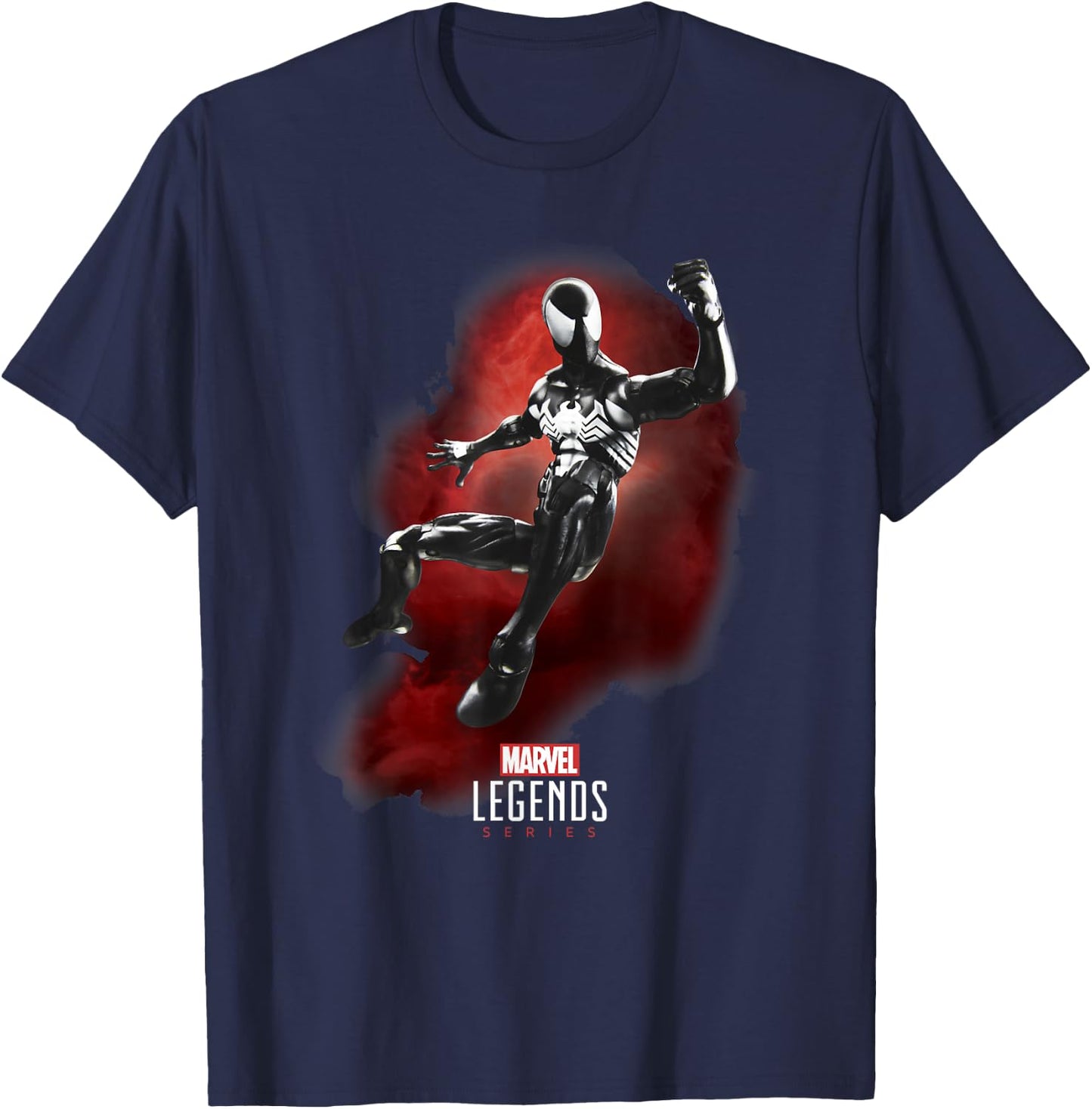 Marvel Legends Series Spider-Man Symbiote Suit T-Shirt - T-Shirt | Navy