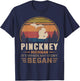 Vintage Pinckney Michigan Hometown My Story Began T-Shirt - T-Shirt | Navy