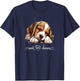 Cute Dog Graphic Dog Lover Beagle Puppy Dog T-Shirt - T-Shirt | Navy