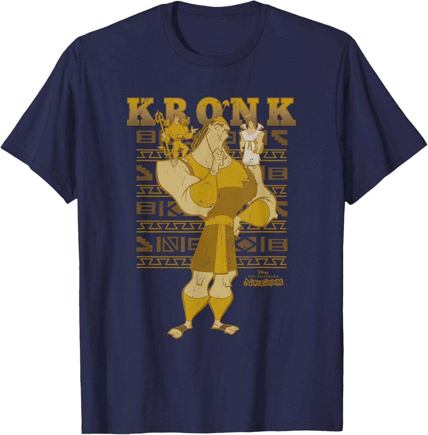 Disney The Emperors New Groove Kronk Conscience T-Shirt - T-Shirt | Navy