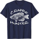 Crappie Hunter Fish Illustration Funny Fishing Pun Fisherman T-Shirt - T-Shirt | Navy