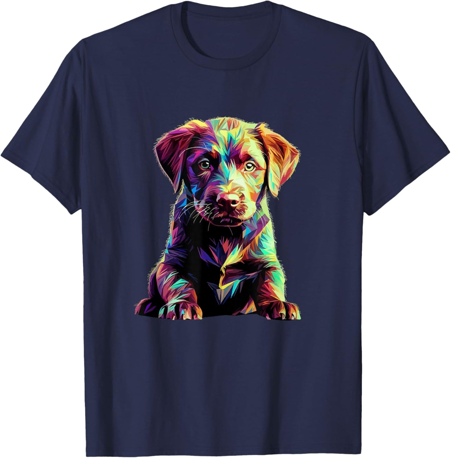 Chesapeake Bay Retriever Puppy Dog Pop Art Men Women Girls Kids T-Shirt - T-Shirt | Navy