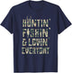 Hunting Fishing Loving Every Day Shirt, Camo T-Shirt - T-Shirt | Navy