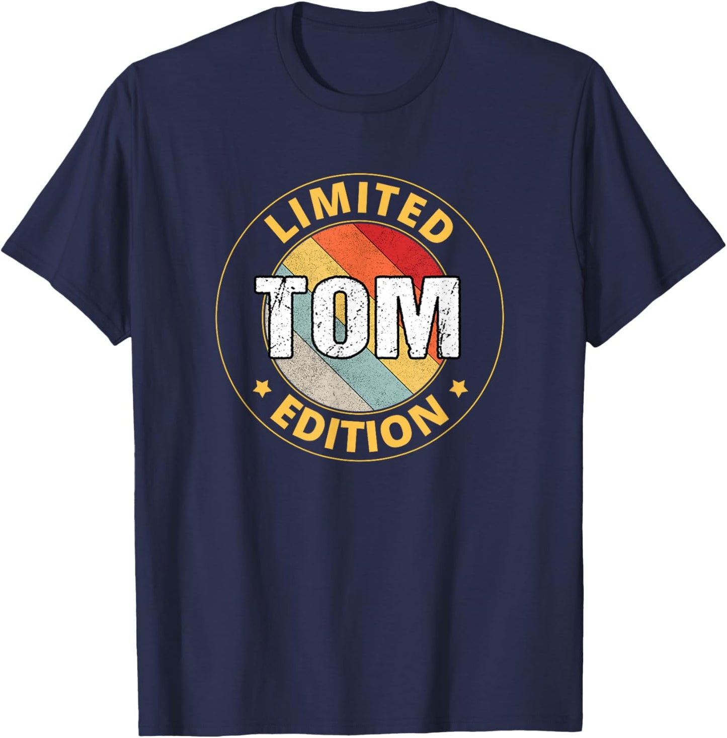 Tom Name T-Shirt - T-Shirt | Navy