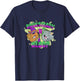Teenage Mutant Ninja Turtles Rocksteady N Bebop Chest Poster T-Shirt - T-Shirt | Navy