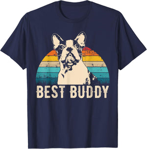 Boston Terrier Boston-Bulldog T-Shirt - T-Shirt | Navy