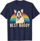 Boston Terrier Boston-Bulldog T-Shirt - T-Shirt | Navy