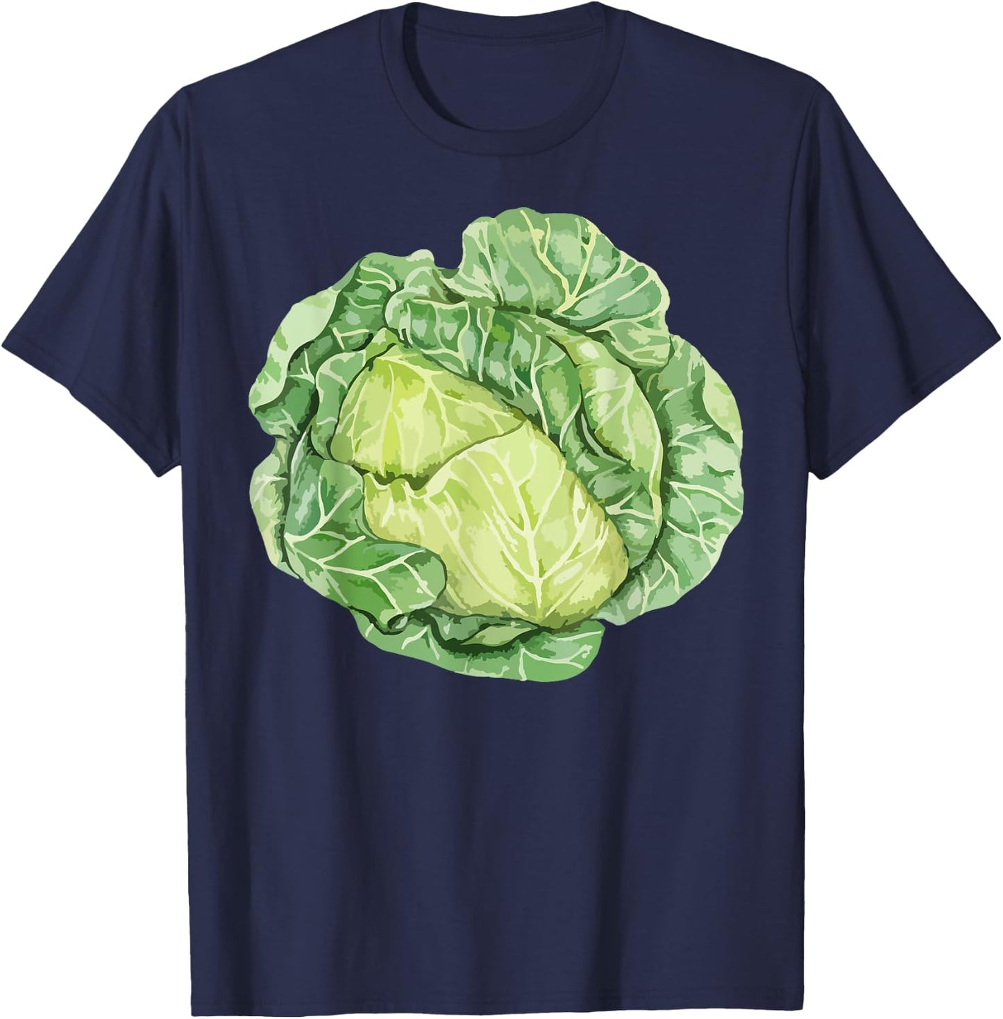 Cabbage Halloween Group Costume Salad Vegan Vegetarians T-Shirt - T-Shirt | Navy