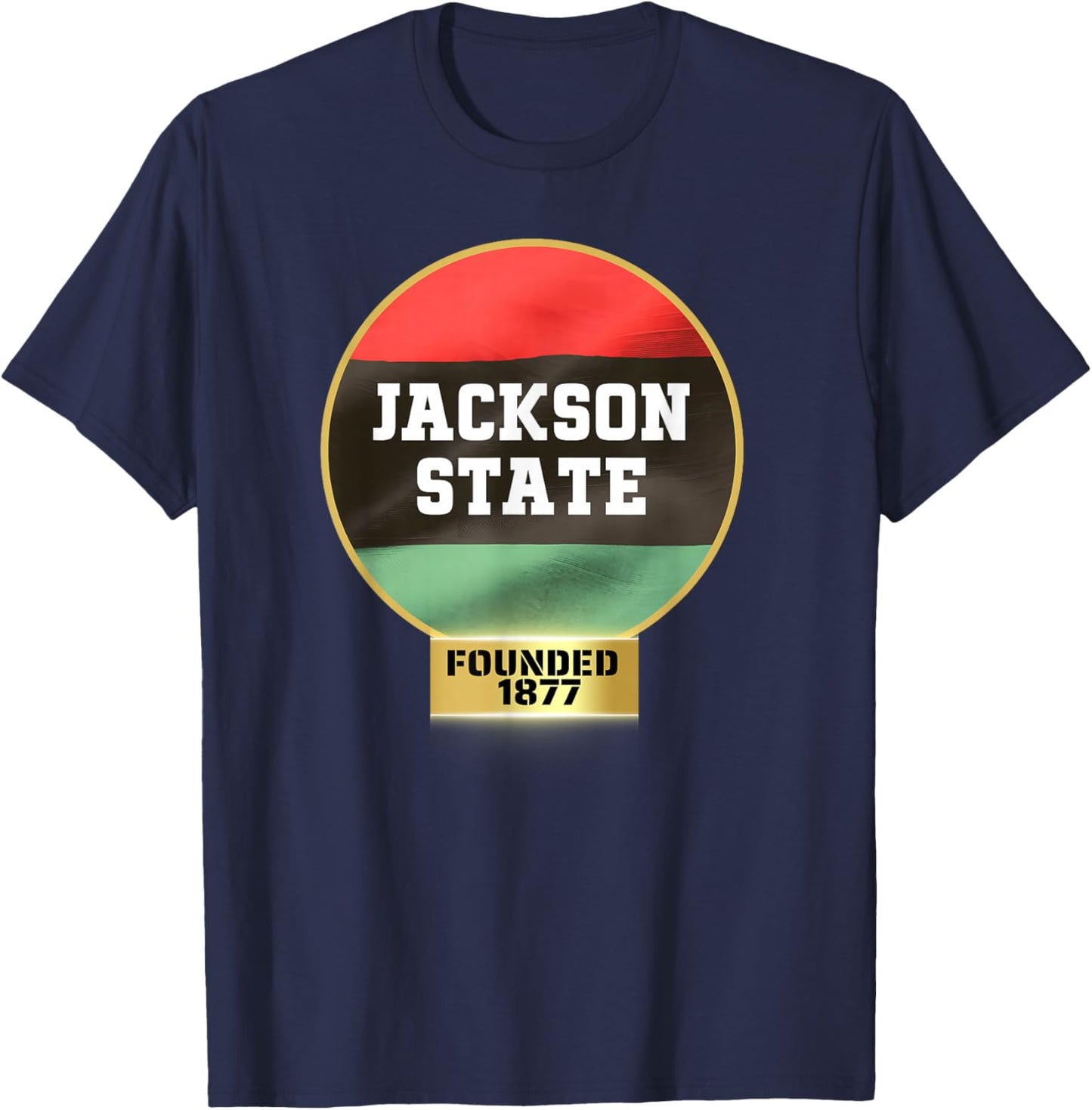 Jackson State, JSU, HBC, Proud HBCU T-Shirt - T-Shirt | Navy
