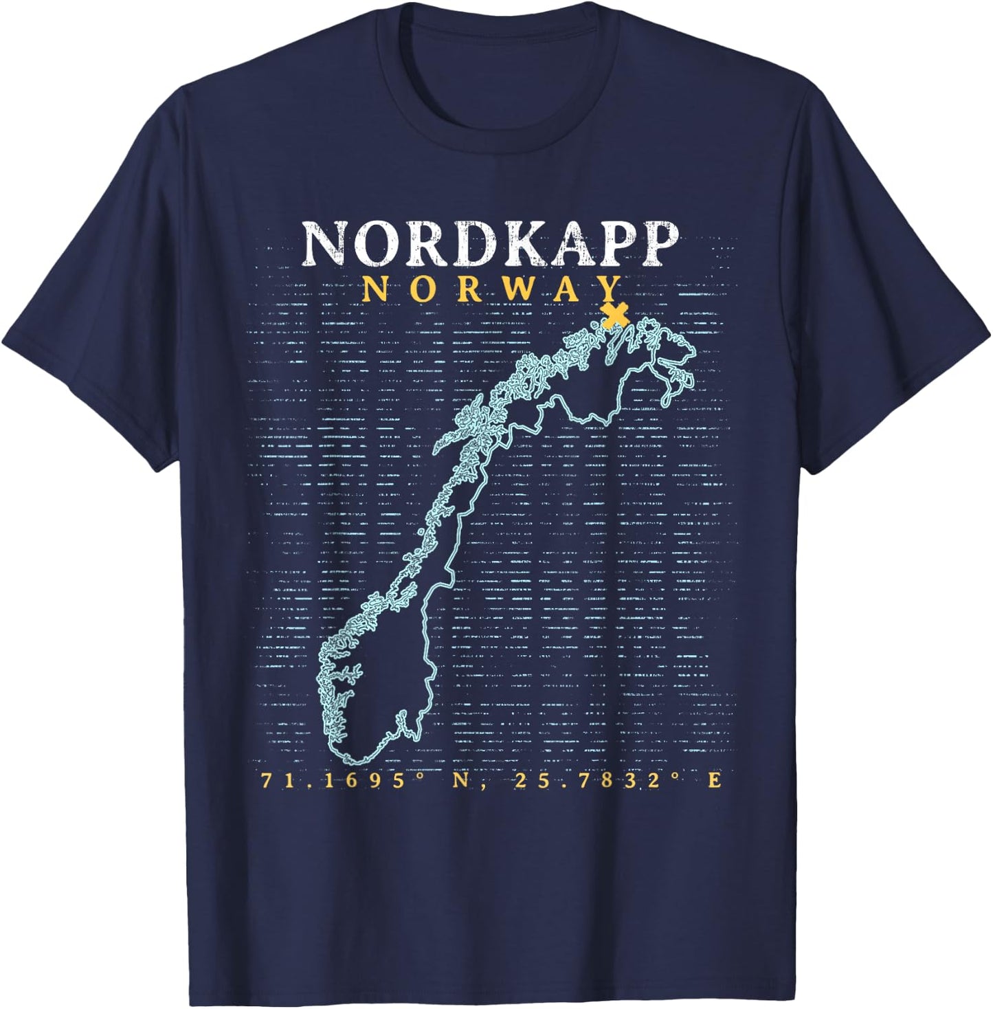 Norway Nordkapp T-Shirt - T-Shirt | Navy