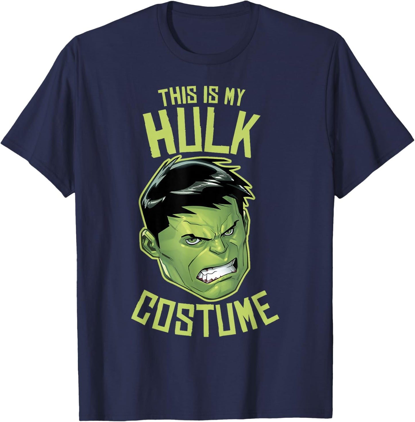 Marvel Hulk This is My Costume Halloween T-Shirt - T-Shirt | Navy