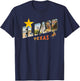 Klassische Texas - El Paso Texas TX Vintage Retro Souvenir - Adult - Black - Short Sleeve - - Classic Fit - Cotton 100% - Small T-Shirt - T-Shirt | Navy