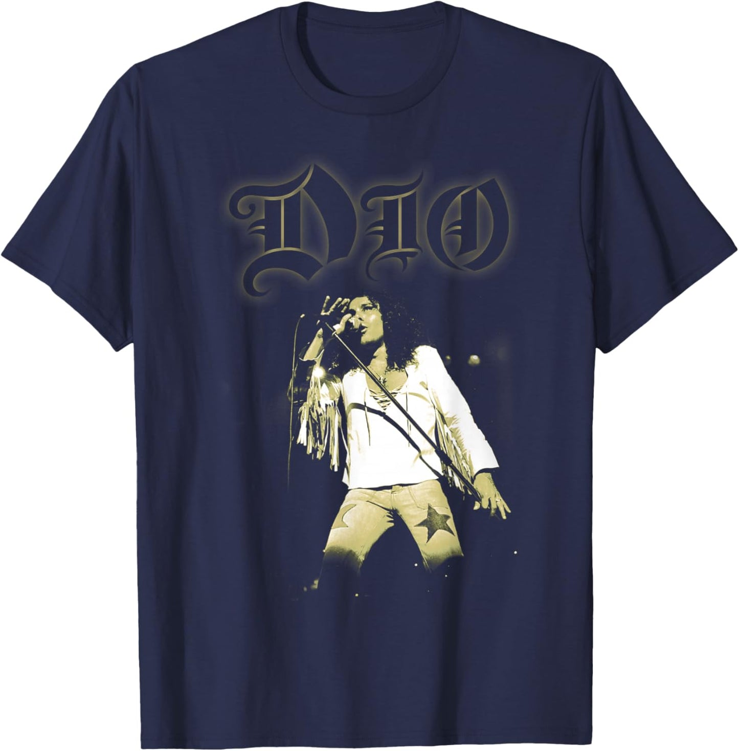 Dio – Dio Photo Black T-Shirt - T-Shirt | Navy