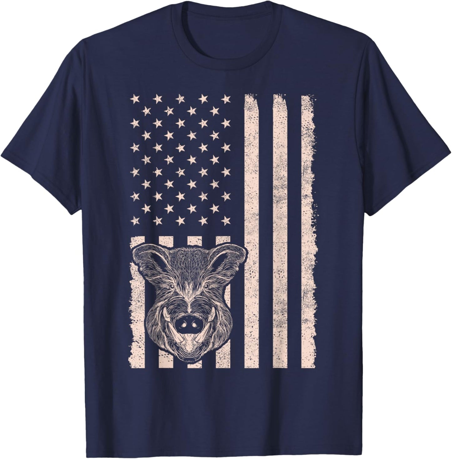 Hog Hunting T-Shirt - T-Shirt | Navy