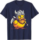 Rubber Duck Rubber Duckie Viking Duck Viking Helmet Vikings T-Shirt - T-Shirt | Navy