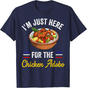 Filipino Philippines Women Men Filipino Food Chicken Adobo T-Shirt - T-Shirt | Navy
