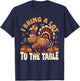 Funny Thanksgiving meme Turkey day T-Shirt - T-Shirt | Navy