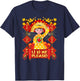Funny Li Xi Me Please Vietnamese Red Cute Ao Dai Girl Kids T-Shirt - T-Shirt | Navy