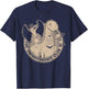 Unphotogenic Club Cryptid Alien Bigfoot Mothman Loch Ness T-Shirt - T-Shirt | Navy