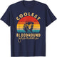 Bloodhound Coolest Grandma Gifts Bloodhound Mom T-Shirt - T-Shirt | Navy