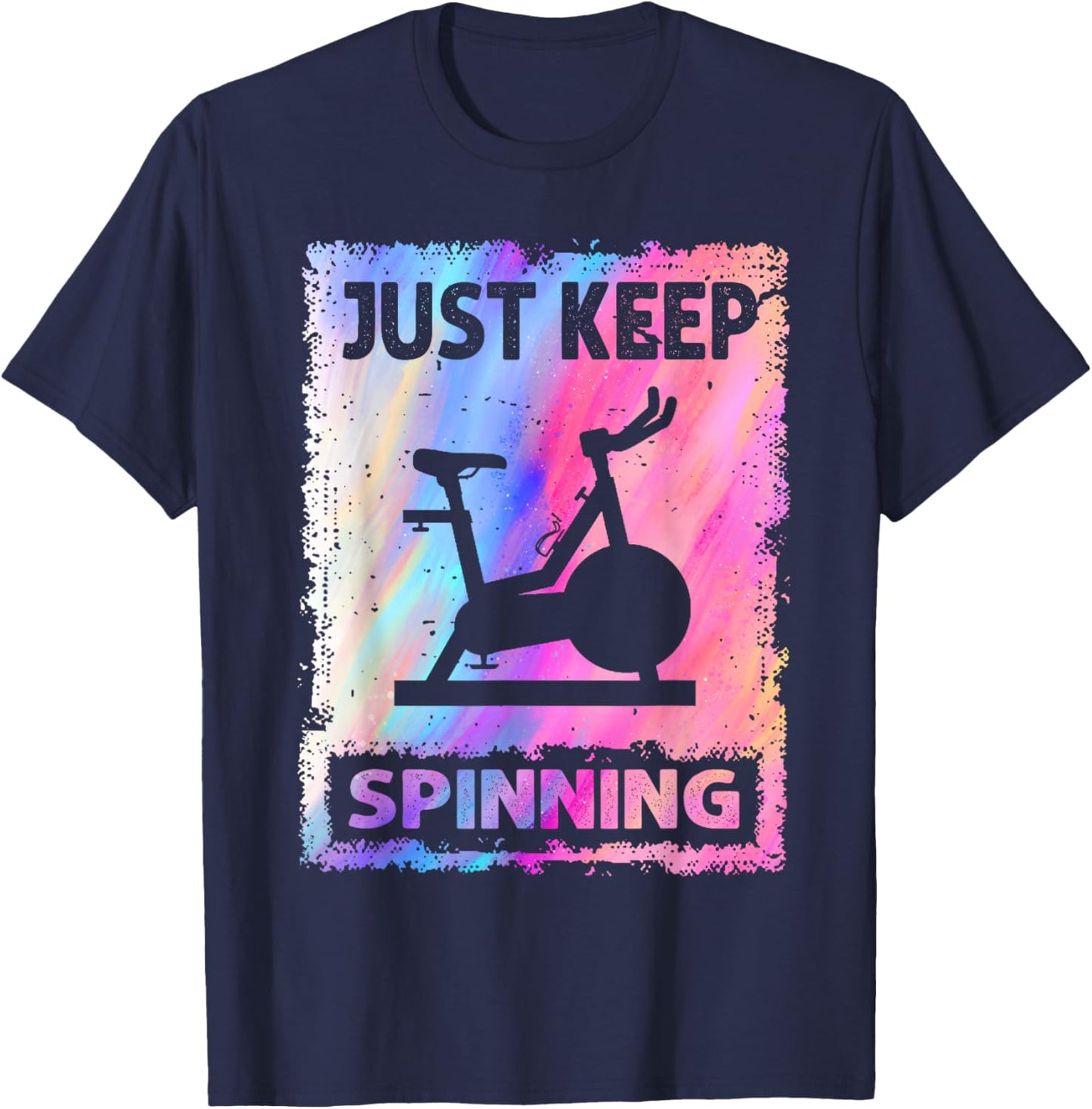 Just Keep Spinning T-Shirt - T-Shirt | Navy