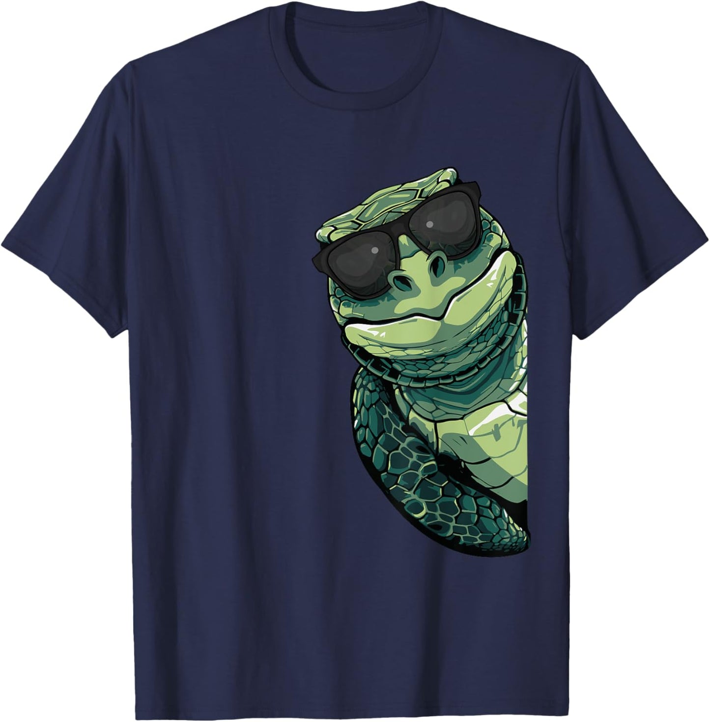 Cool Sea Turtle Lover Kids Sea Turtle T-Shirt - T-Shirt | Navy