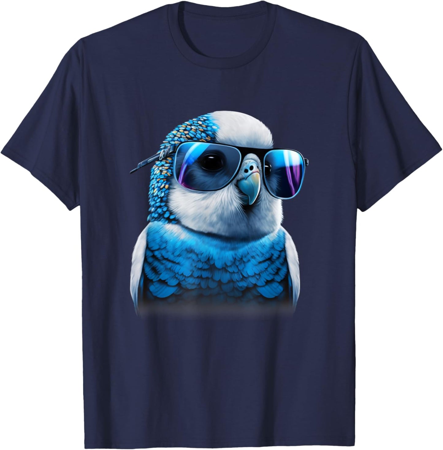 Budgie Bird Parakeet For Budgerigar Owner T-Shirt - T-Shirt | Navy